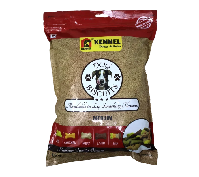 Kennel G82 Dog Premium Biscuits (Mix Non-Veg Medium) - 1kg