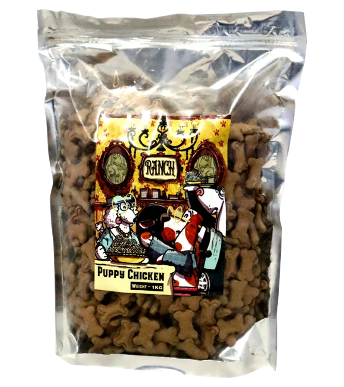 Ranch Puppy Chicken Bisuits Pouch (1 Kg)