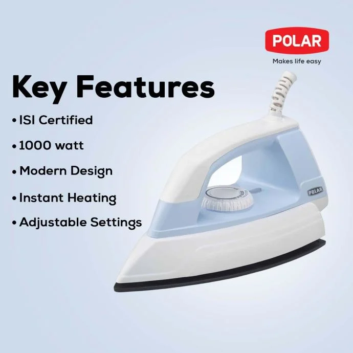 POLAR ELECTRIC DRY IRON 1000 P7